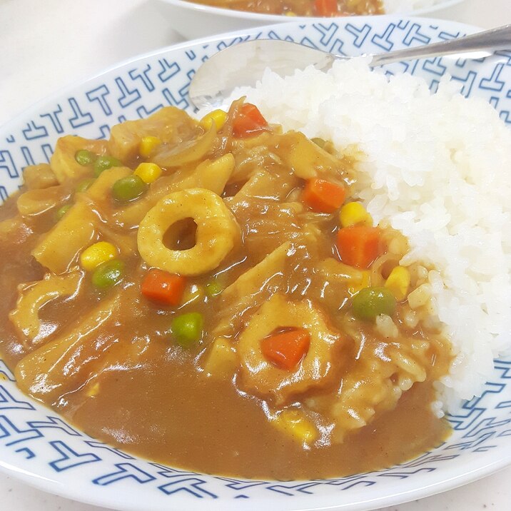 残り物de簡単(^^)子供が喜ぶ簡単お助けカレー♪